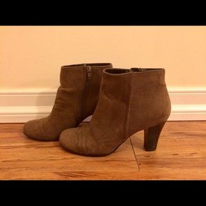Aerosoles Brown Suede Booties